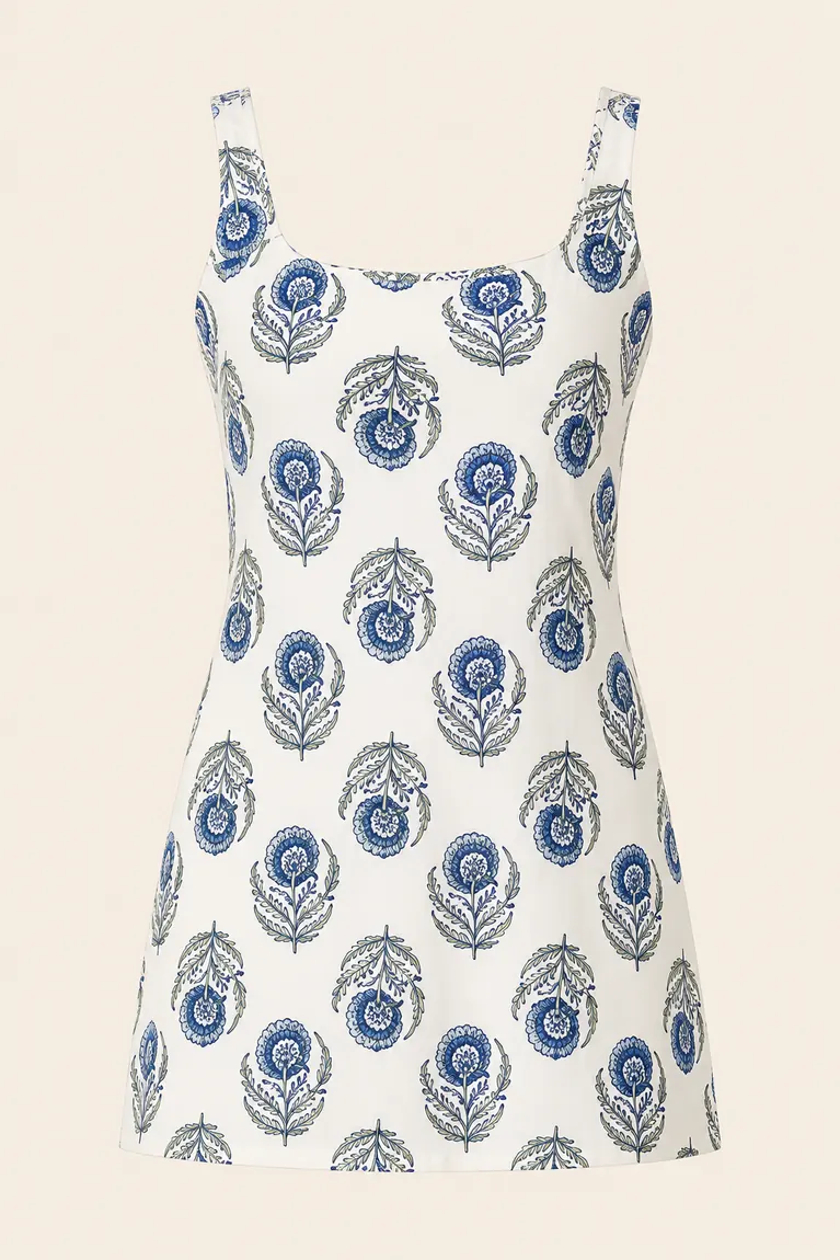 Blue Meadow kurti